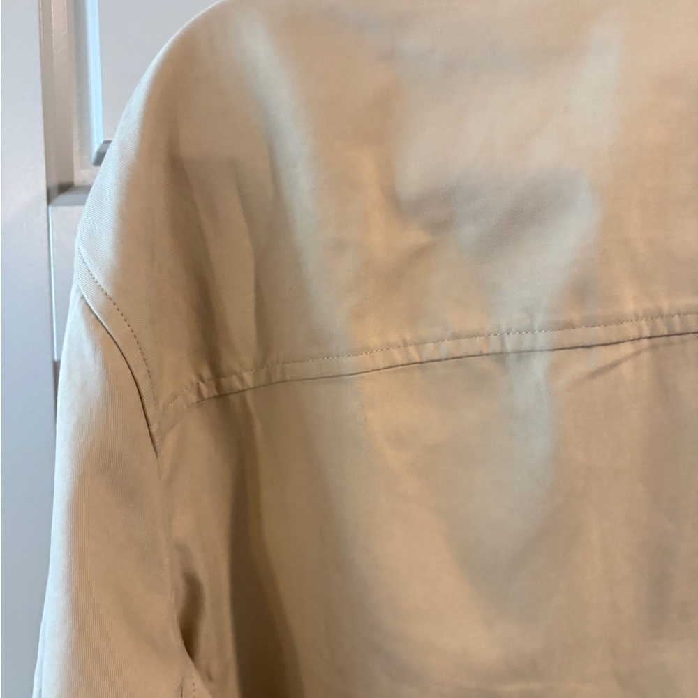 NWT Tuckernuck Belted Safari Utility Shirt Fawn – Tan –  Jacket Size Medium - Picture 13 of 14